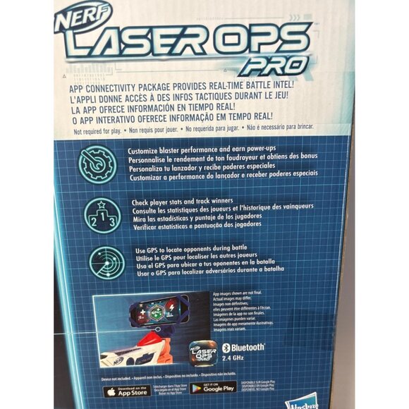 Nerf Laser Ops Pro Deltaburst Blaster W/ App Connectivity Bluetooth Light Sound - Picture 6 of 6